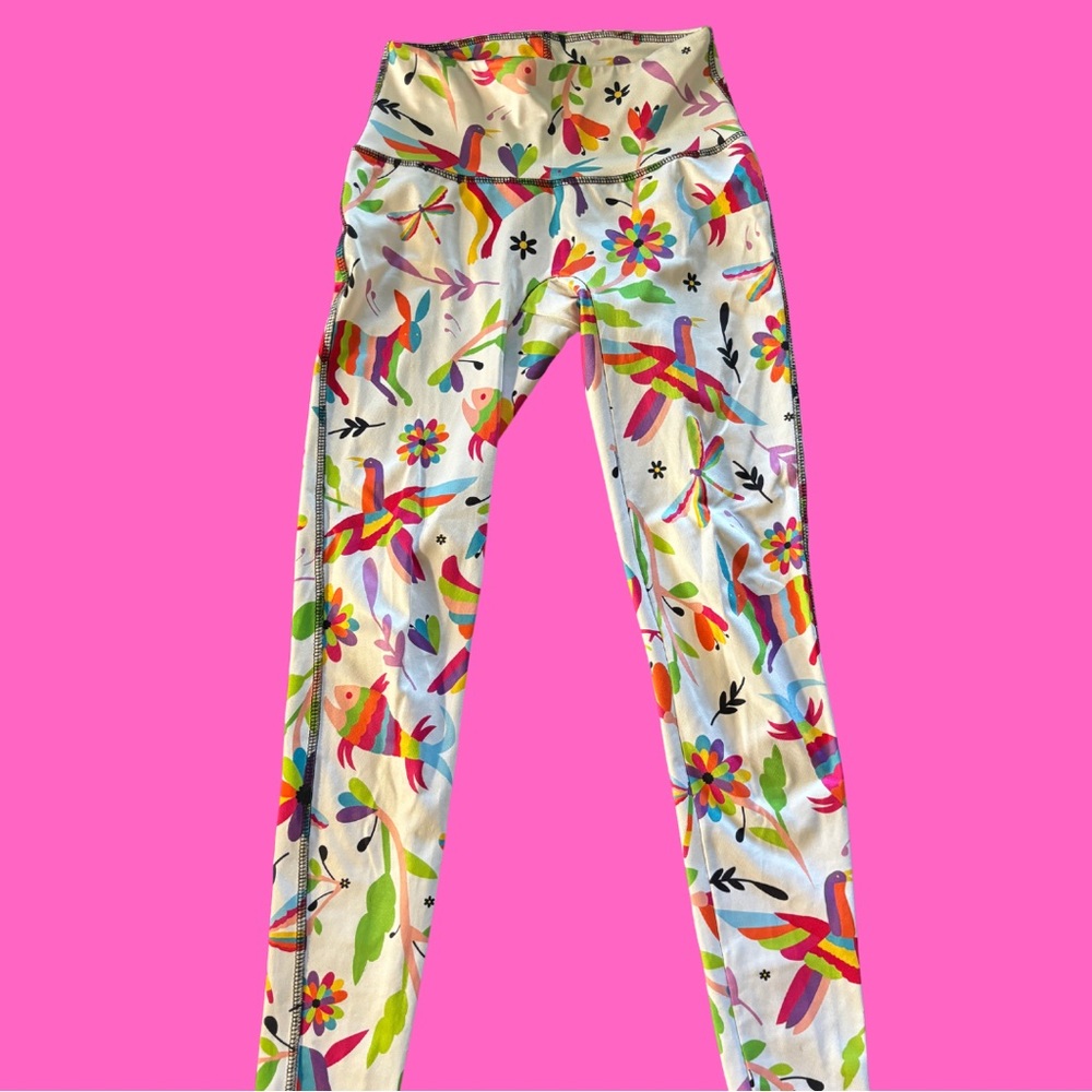 🌈DRACO Otomi Print Leggings White/Multi🌈XS